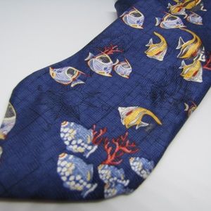 Class Club Silk Ocean blue with angel fish